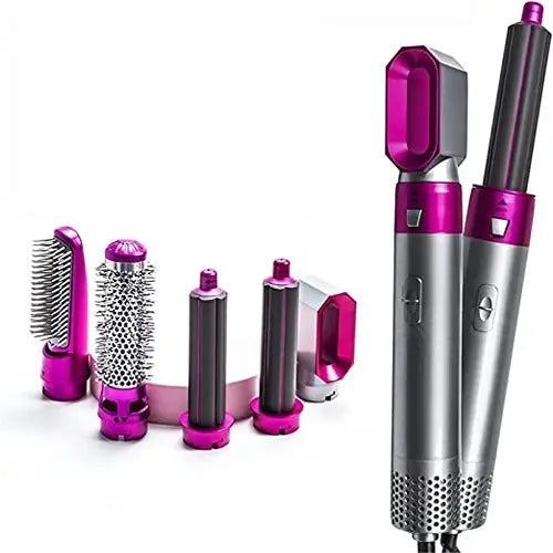 5 in 1 Hair Straightener, Hair Dryer , Hair Curler , Hair Comb , Hair Brush , Hair Straightener