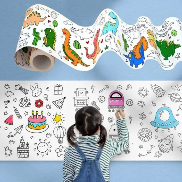 Coloring Roll Sticker For Kids (60 Inches & 120 Inches)