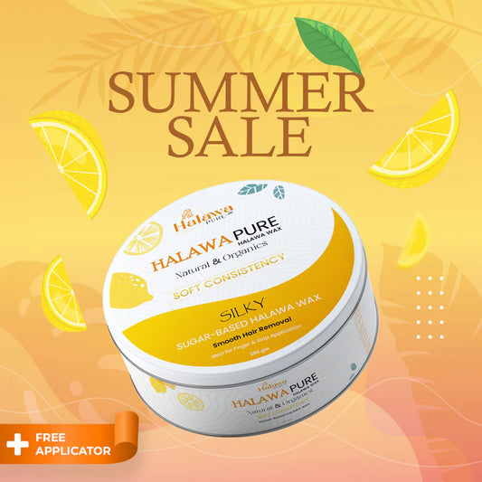 Halawa Wax 100% Lemon & Sugar Base | Free Applicator Card