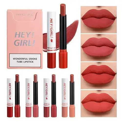 Hey Girl Smoke Tube Lipstick ( Set Of 4 )